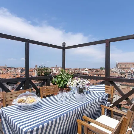 Appartement Penthouse With Rooftop Terrace And 360 Views Of - Venice5th
